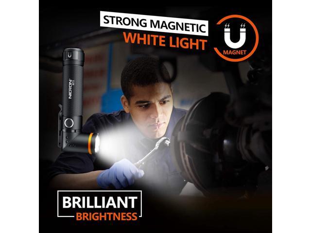 NICRON Flashlight, N72 800 Lumens Tactical Flashlight, 90 Degree Flashlight IPX4 Waterproof Led Flashlight 4 Modes- Best High Lumens are for...