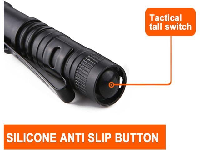 Beieverluck 10 Pack Small Mini LED Flashlight Pocket Flashlight Pen Light Flashlight Tactical Flashlight with Clip Flashlights for Camping Outdoor...