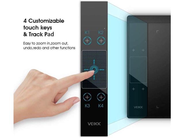 VEIKK A30 V2 Drawing Tablet 10x6 Inch Graphics Tablet with Battery-Free Pen and 8192 Professional Levels Pressure