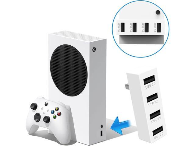 JZW-Shop 4 Ports USB Hub 2.0 for Xbox Series S, High Speed USB Hub Splitter Expansion Adapter Compatible with Xbox Series S Console