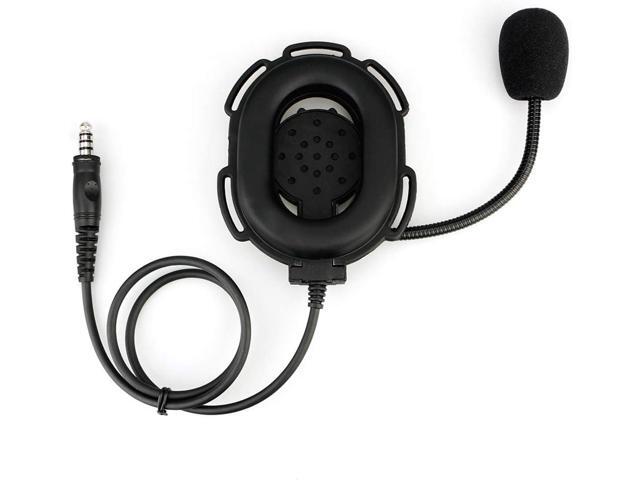 Retevis Tactical Military Walkie Talkie Headset with Mic 2 Pin, Compatible RT22 RT21 H-777 Baofeng UV-5R 888S pxton Walkie Talkie, 2 Way Radio...