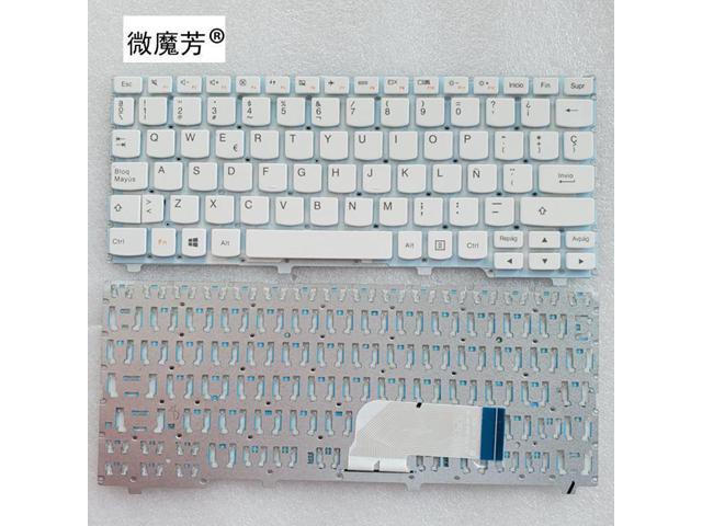 SP keyboard For Lenovo ideapad 100S 100S-11IBY laptop keyboard white