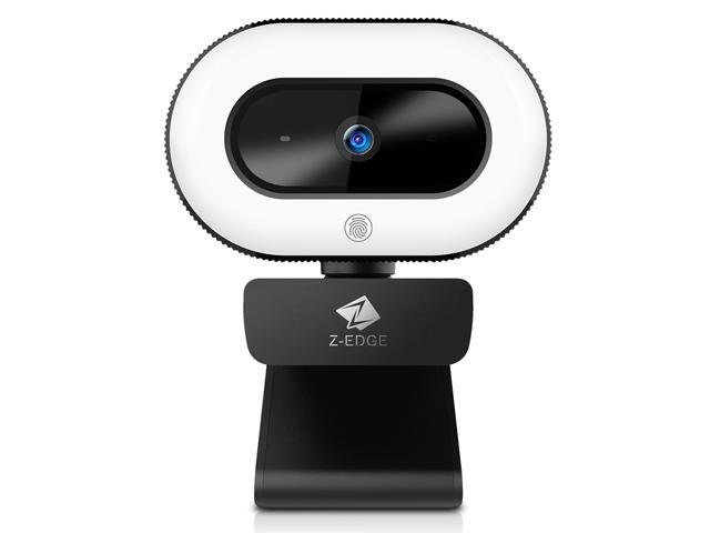 Z-EDGE ZW560S QHD 2K Stream Webcam Auto Focus Web Camera for PC/Desktop/Laptop, Built-in Stereo Sound & Noise Reduction Mic, Plug & Play, Touch...