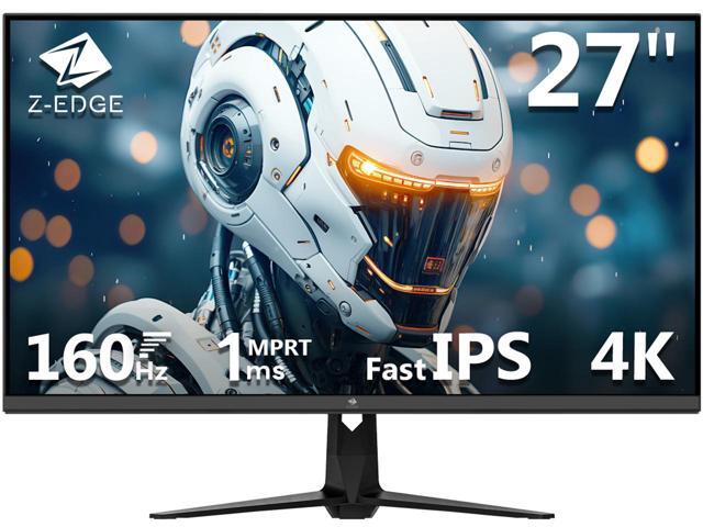 Z-EDGE 27' 4K UHD 3840 x 2160 160Hz 1ms IPS Gaming Monitor, 1.07 Billion Color, 450cd/m², FreeSync Compatible, HDMI x 2, DP x 2