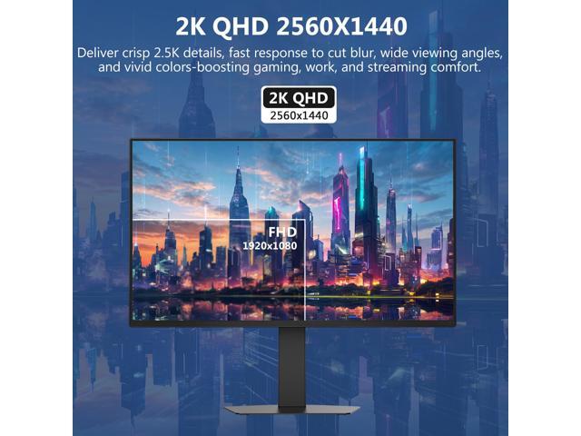 Z-EDGE INFINYX Series X27 OLED 2K QHD 2560x1440 240Hz GTG 0.03ms Gaming Monitor, with Adjustable Stand