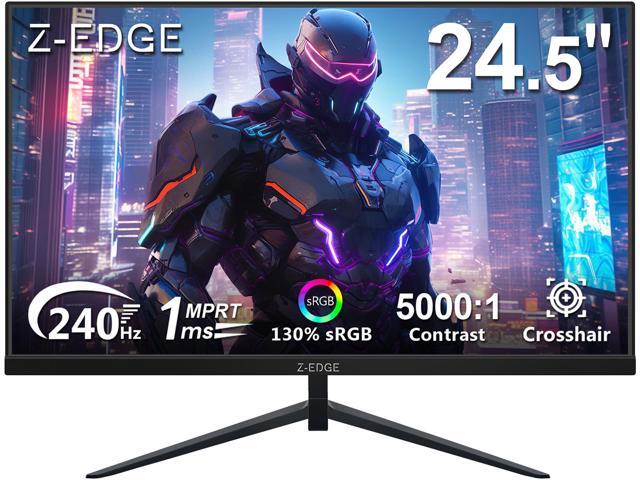 Z-EDGE UG25I 25'(Actual size 24.5') 1080P Full HD 240Hz 1ms Gaming Monitor, 350cd/m², FreeSync Compatible, 2 x HDMI, 1 x DP