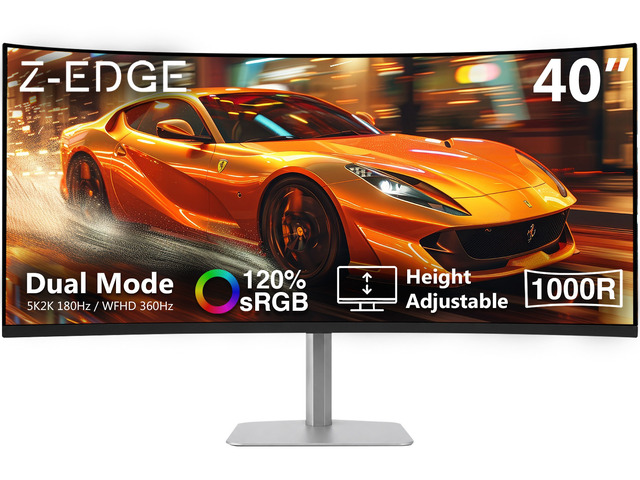 Z-EDGE INFINYX UG40P 40" Dual-Mode Curved Gaming Monitor