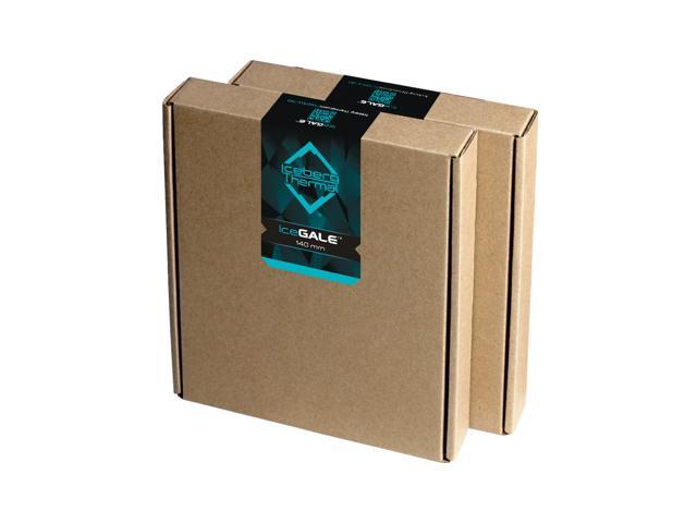 Iceberg Thermal IceGALE 140mm PWM Case Fan 2-Pack (Teal)