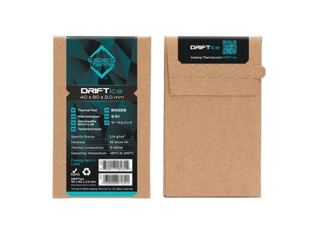 Iceberg Thermal DRIFTIce Thermal Pad 80mm x 40mm x 2.0mm (13 W/mK)