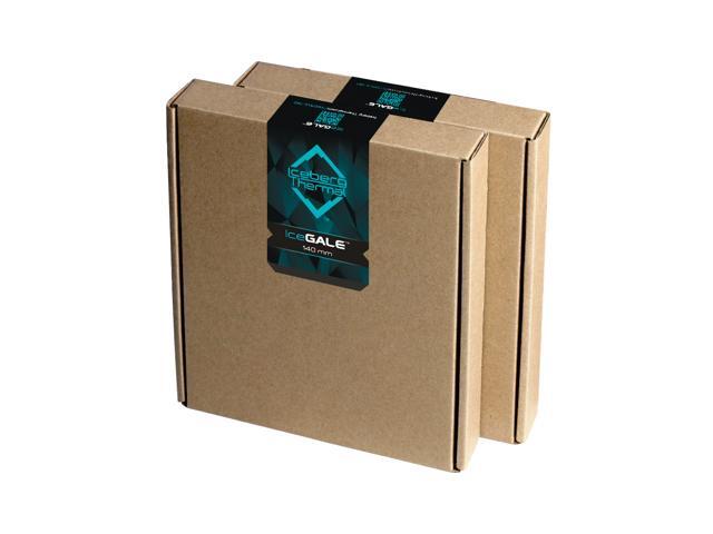 Iceberg Thermal IceGALE 140mm PWM Case Fan 2-Pack (Black)