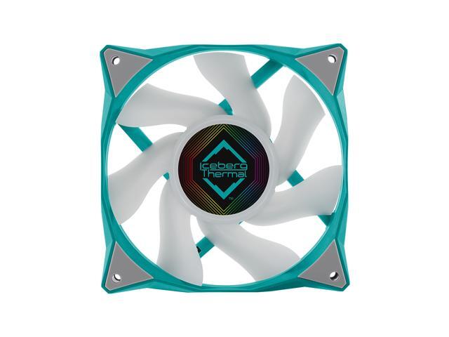 Iceberg Thermal IceGALE ARGB 120mm PWM Case Fan 3-Pack (Teal)