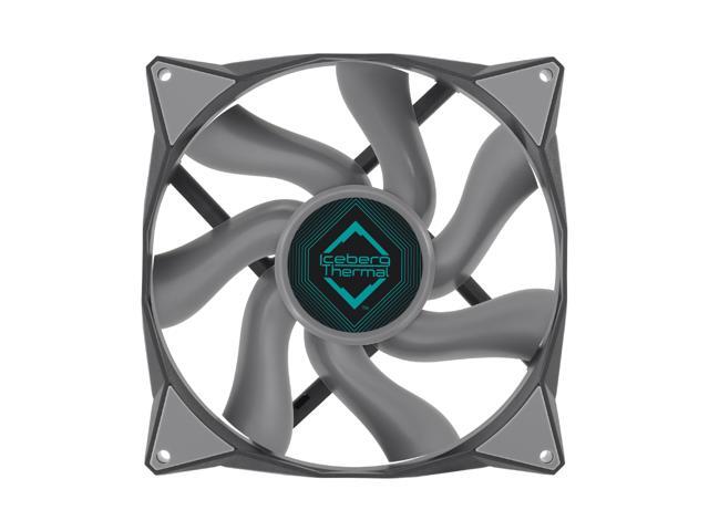 Iceberg Thermal IceGALE Xtra 140mm PWM High Performance Case Fan 2-Pack (Gray)
