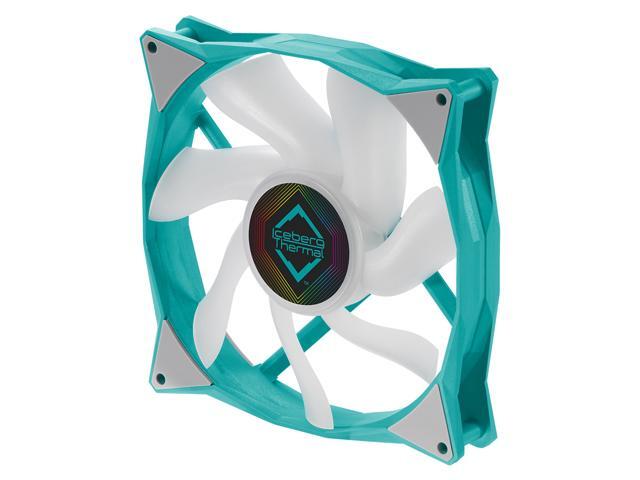 Iceberg Thermal IceGALE ARGB 140mm PWM Case Fan 2-Pack (Teal)
