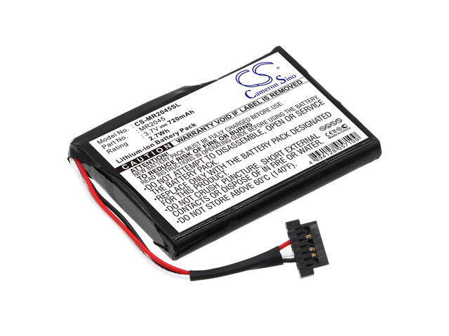 720mAh Battery for Magellan RoadMate 2045, 2055, 2120T, 2136T-LM, 2145T-LM