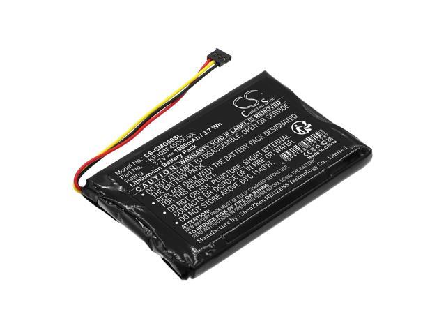 Battery for Garmin KF40BF45D0D9X Approach G6 GPS Navigation CS-GMG60SL 1000mAh