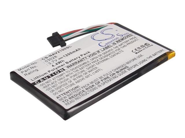 Battery for Navigon 3028 2100 Max 2110 2120 2150 2310 GPS CS-NAV2100SL 1200mAh