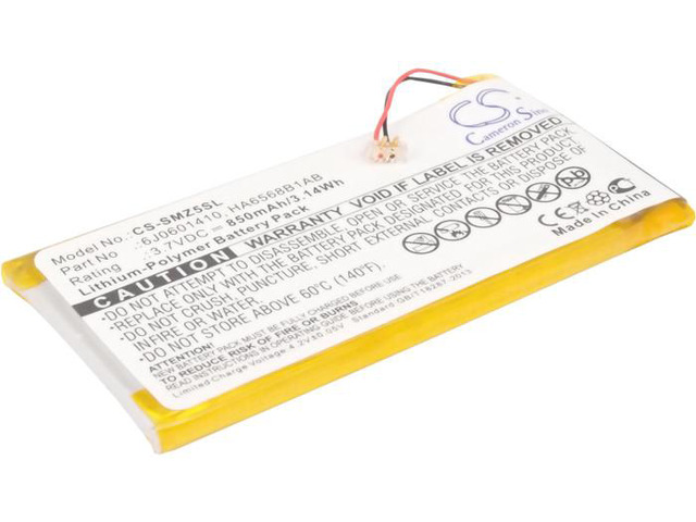 Battery for Samsung SEC-YP5Z YP-Z5A YP-Z5F YP-Z5QB YP-Z5QS 6J0601410 HA6568B1AB