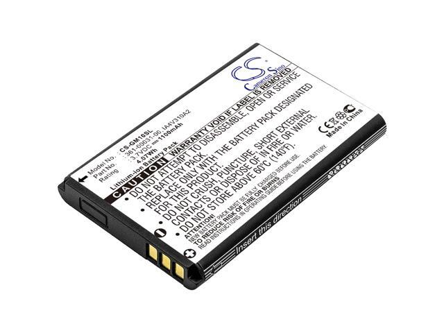 Battery for Garmin 010-10840-00 IA4V310A2 Xplova G3 Mobile 10 10x GPS10 1100mAh