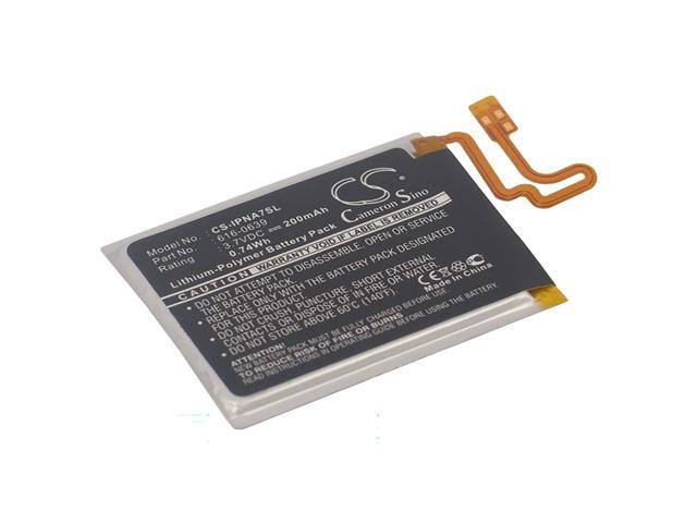 Battery for Apple A1446 iPod Nano 7th Gen 7 616-0639 616-0640 MP3 Player 200mAh