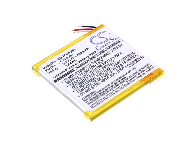 Battery for Apple iPod Nano 3rd Generation 4GB 8GB G3 616-0311 616-0333 616-0337