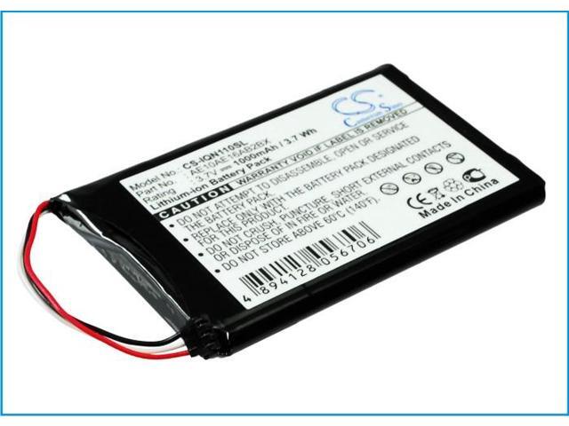 Battery for Garmin AE10AE16AB2BX Nuvi 1100 1100LM GPS CS-IQN110SL 3.7V 1000mAh