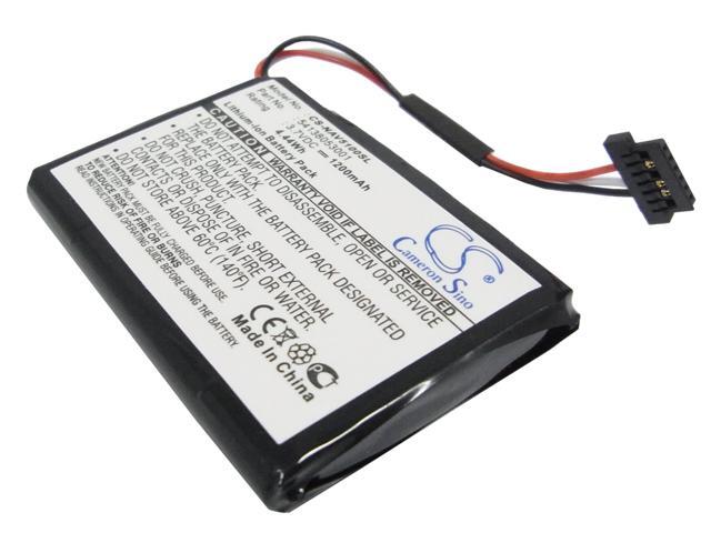 Battery for Navigon 541380530001 5100 MAX GPS Navigation CS-NAV5100SL 1200mAh