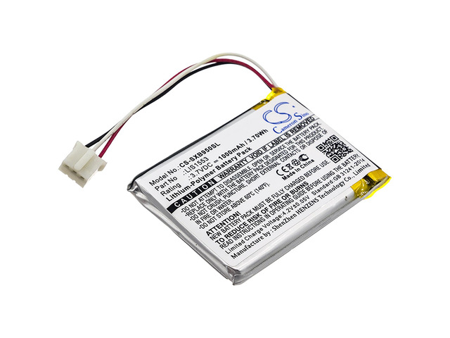 Headset Battery for Sony LIS1553 LIS1553(SY6) MDR-XB950N1 SRS-WS1 WH-CH700N
