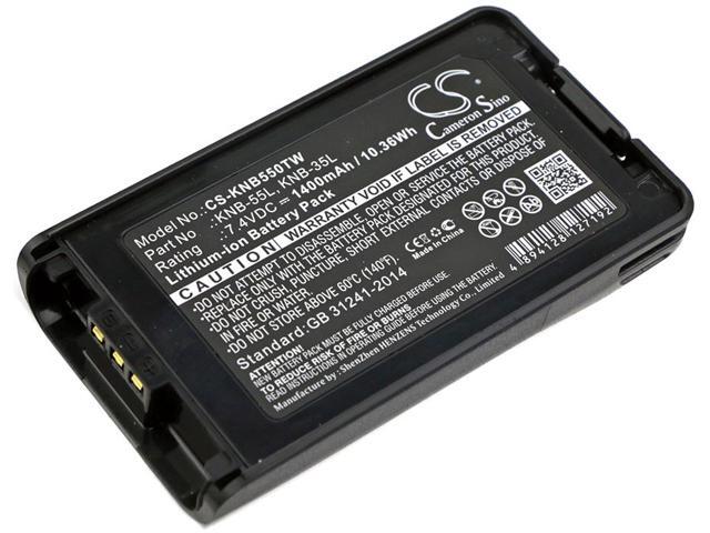 Battery for KENWOOD KNB-24L KNB-35L KNB-56N KNB-57L KNB-79LC NX-220 NX-320 1.4Ah