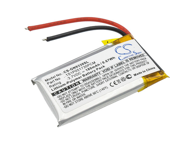 Headset Battery for GN 1S1P051730PCM GN9330 Netcom 9330 CS-GN9330SL 3.7V 180mAh