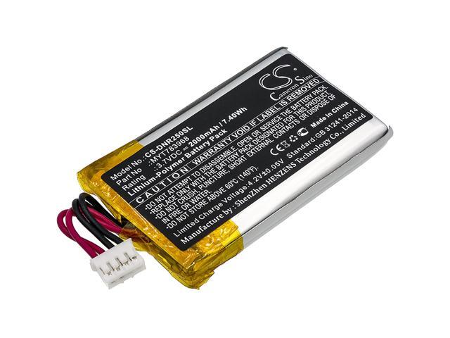 Battery for DeLorme MYT783968 INCRH20 INRCH25 InReach Explorer Q639603N T7V1315