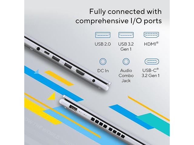 ASUS - Vivobook 16 16" FHD+ Laptop - Intel Core i5-1235U with 16GB Memory - 512GB SSD - Cool Silver - image 8