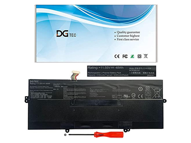 C31n1824 Laptop Replacement Battery For Asus Chromebook Flip C434ta C434/Ta-Ds384 C434ta C434ta-Dsm4t Series 0B200-03290000 (11.55V 48Wh/4160Mah)