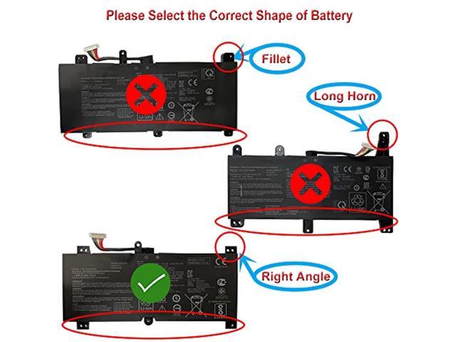 C41n1731 15.4V 66Wh 4335Mah Laptop Battery Replacement For Asus Gl504 Gl504gm Gl504gs Rog Strix Gl504gw