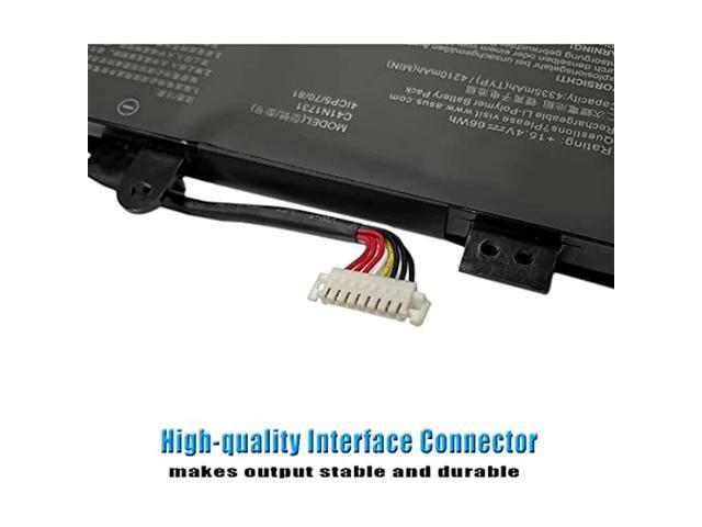 C41n1731 15.4V 66Wh 4335Mah Laptop Battery Replacement For Asus Gl504 Gl504gm Gl504gs Rog Strix Gl504gw