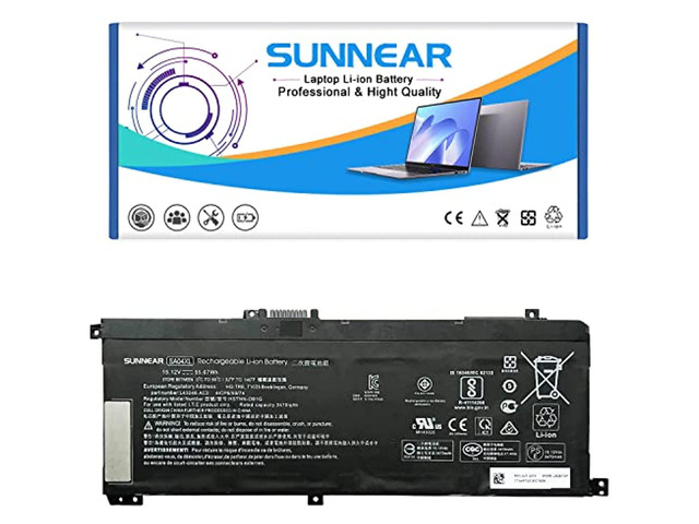 Sa04xl L43267-005 Laptop Battery Replacement For Hp Envy X360 15-Dr 15-Ds 15M-Dr 15M-Ds 15Z-Ds 15T-Dr 17-Cg 17M-Cg 17T-Cg 15-Dr1xxx 15M-Ds0011dx...
