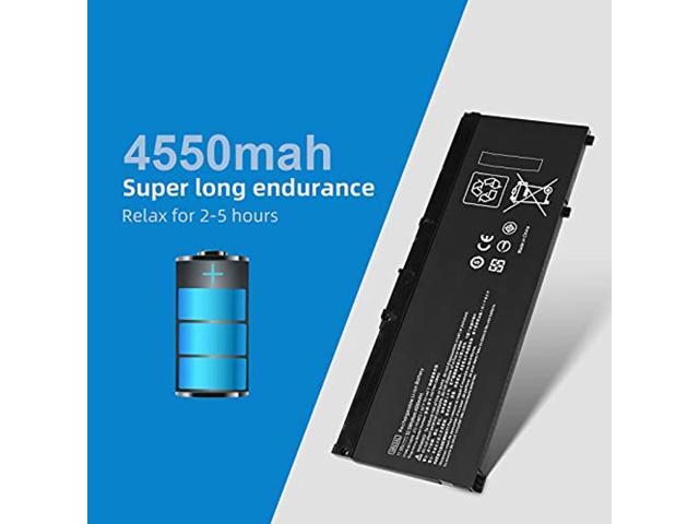 Sr03xl 52.5Wh Gaming Laptop Battery For Hp Pavilion 15-Cx Serie 15-Cx0058wm 15-Cx0056wm, Envy X360 15-Cn 15-Cp 17-Bw Series 15-Cn1073wm,...