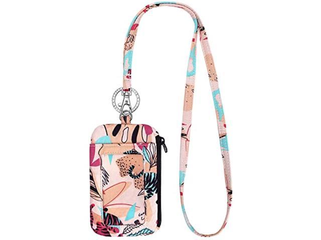 Zip Id Case Lanyard Wallet, Fashion Lanyard With Id Holder Wallet, Cute Cotton Purse With Lanyard, Roaring Tiger (100392023929 Office Supplies) photo
