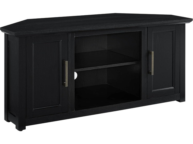 Crosley Furniture Camden TV Stand Fits 50'+ TVs, Adjustable Shelves