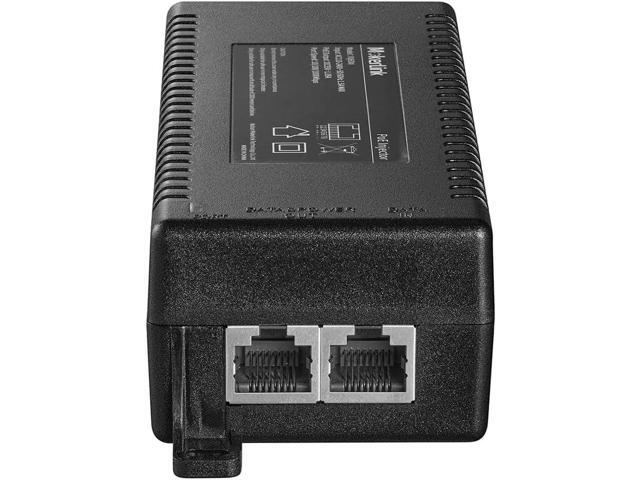 MokerLink Gigabit PoE Injector, 802.3af/at/bt 60W, 10/100/1000Mbps Ethernet, Plug & Play, Distance Up to 100 Meters (328 ft.)