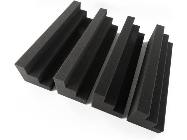 Acoustic Foam Panels 12' X 3' X 3' Bass Traps Acoustic Foam Corner, Sound Proof Foam Panels for Wall, Sound Dampening Panels for Studio, Home or...