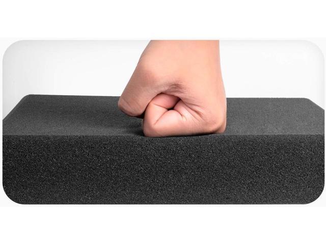 JBER Acoustic Studio Foam, 24 Pack 2' X 12' X 12' Round C-Panel Sound Foam Panels Soundproofing Treatment Studio Wall Padding Sound Absorbing...