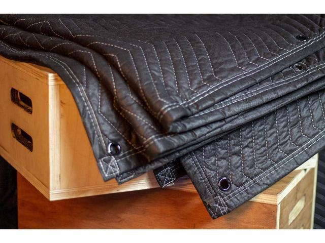 Filmcraft Studio Sound Blanket with Grommets 72 by 80 inch Heavy Duty Polyester (Single Blanket)