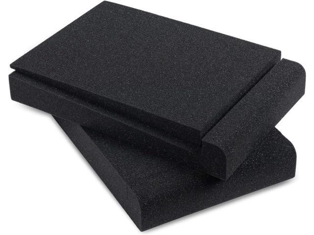 Sound Addicted - Studio Monitor Isolation Pads for 5 Inch Monitors, Pair of Two High Density Acoustic Foam which Fits most Speaker Stands SMPad 5