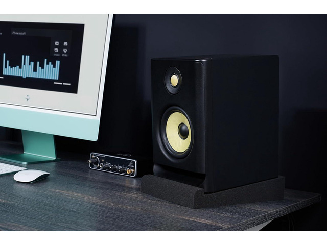 Sound Addicted - Studio Monitor Isolation Pads for 5 Inch Monitors, Pair of Two High Density Acoustic Foam which Fits most Speaker Stands SMPad 5