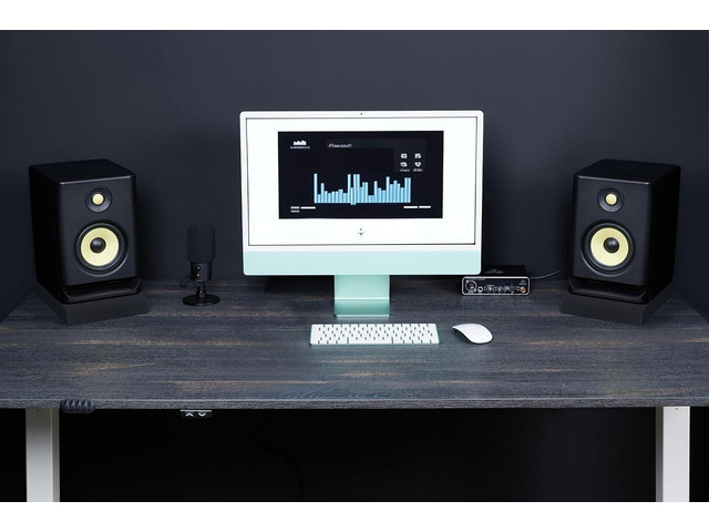 Sound Addicted - Studio Monitor Isolation Pads for 5 Inch Monitors, Pair of Two High Density Acoustic Foam which Fits most Speaker Stands SMPad 5