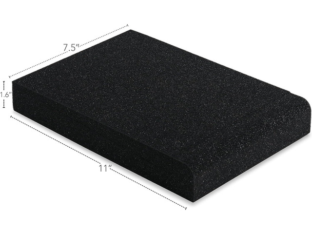 Sound Addicted - Studio Monitor Isolation Pads for 5 Inch Monitors, Pair of Two High Density Acoustic Foam which Fits most Speaker Stands SMPad 5