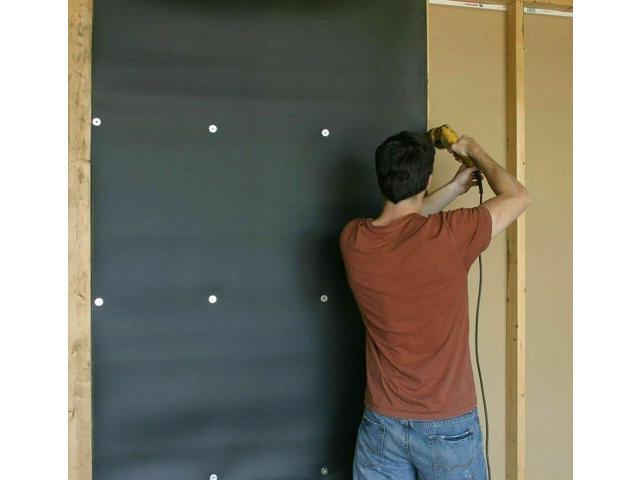 Soundsulate 1 lb Mass Loaded Vinyl MLV, Soundproofing Barrier 4' x 25' (100 sf) - Made in USA