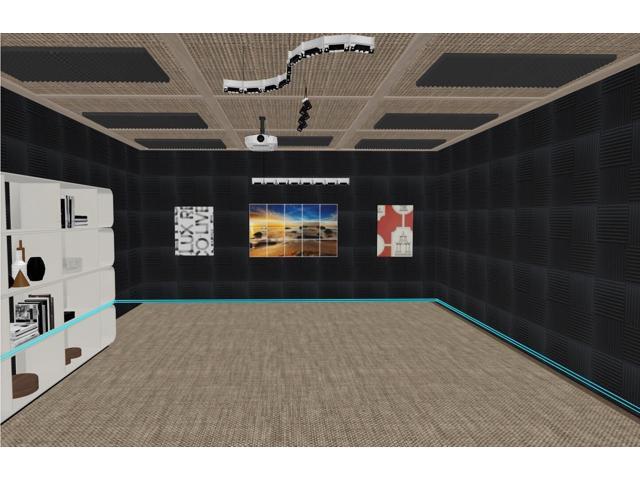 48 Pack Acoustic Foam Panel Wedge Studio Soundproofing Wall Tiles 12' X 12' X 1'