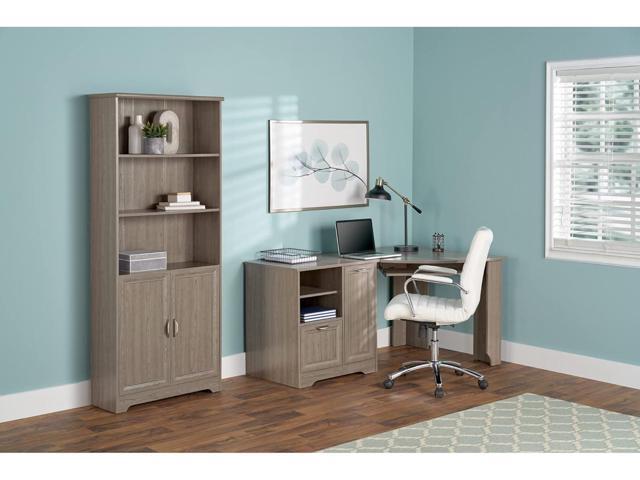 Realspace Magellan 60'W Corner Desk, Gray