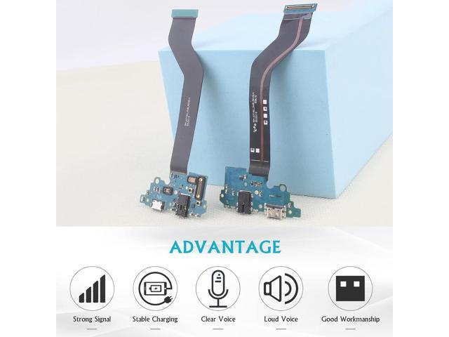 USB Charging Port for Galaxy A71 5G A716U Dock Connector Charger Board Flex Cable Assembly Replacement for Galaxy A71 5G A716U with Tools(Only...